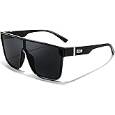 FEISEDY Sunglasses for Women Men, Fashion Mirrored Single Lens, Driving Beach Sunnies UV400 Shades B2996