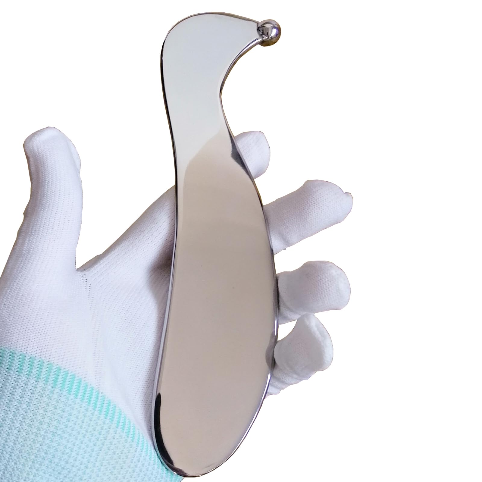 Stainless Steel Gua Sha-IASTM Tool- Gua sha Massage Tool Soft Tissue Therapy Used for Back, Legs, Arms,Neck,Shoulder (L)