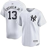 Jazz Chisholm Jr. New York Yankees MLB Kids Youth 8-20 White Home Player Jersey