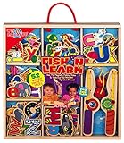 T.S. Shure Fish-N-Learn Alphabet Wooden Magnetic Fishing Game