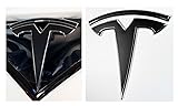 Logo Decal Wrap for Tesla Model S, Refresh, 4-pc