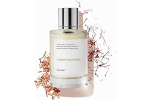 Dossier - Ambery Saffron - Eau de Parfum - Inspired by MFK's B.accarat R.ouge 5.40 - Vegan, Unisex Perfume Spray - 3.4 Fl Oz (100ml)