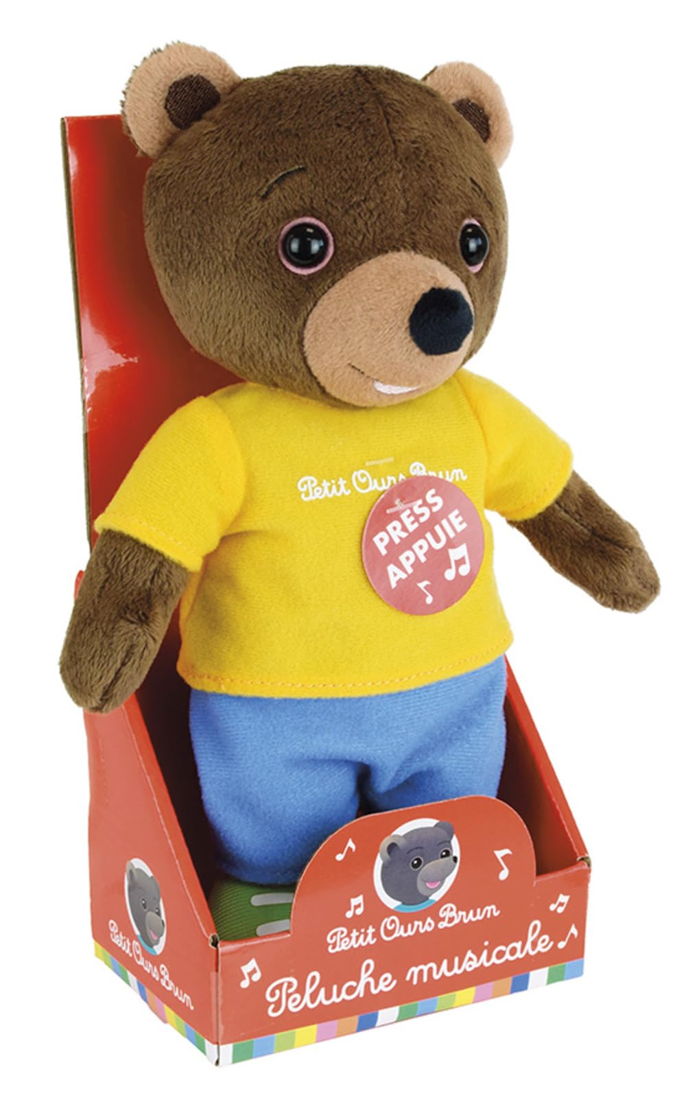 Jemini 023799 Small Brown Musical Bear Soft Toy +/- 20 cm