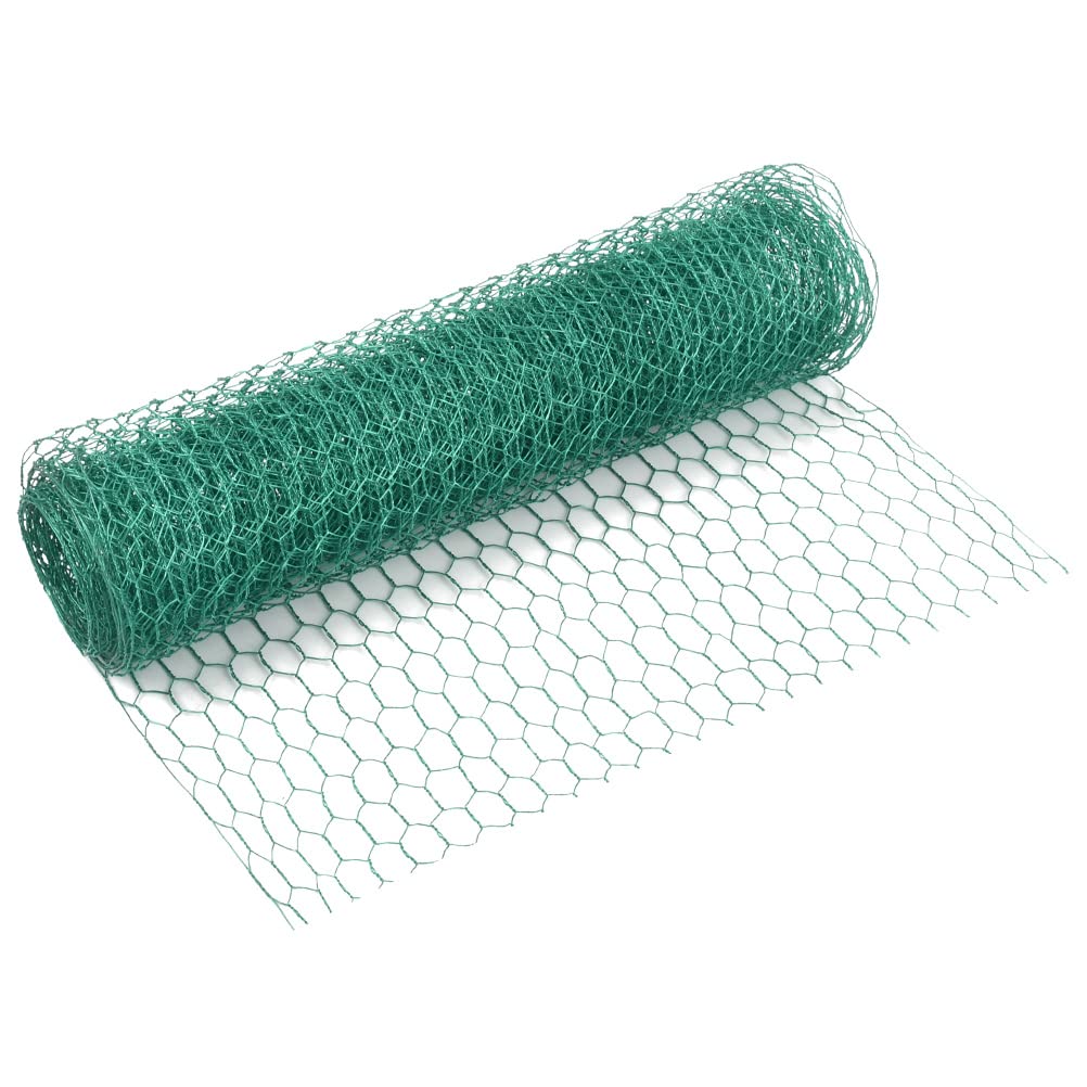 5mx 40cm Wire Mesh Galvanized with Anti-Rust Surface, Chicken Wire Mesh Fencing, Hexagonal Hardware Mesh Poultry Netting for Craft Work Vegetable Garden Animal