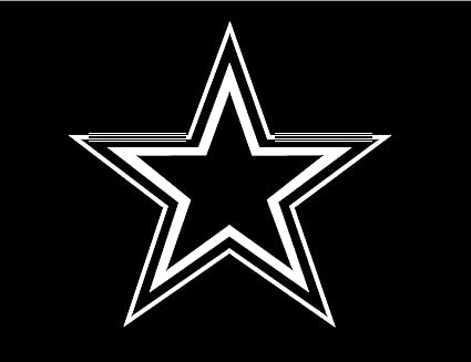 cowboys logo black and white