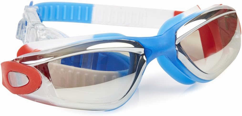 100 goggles red white and blue