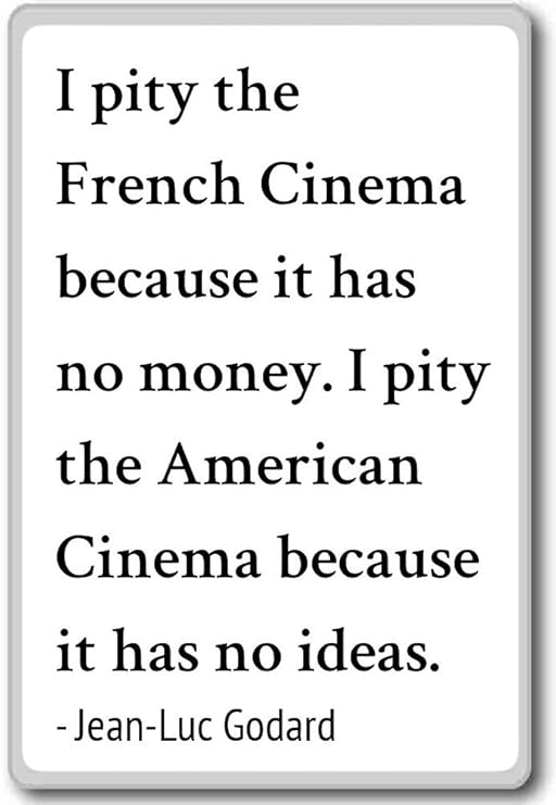 I lástima el Francés porque no se ha... de cine: Jean-Luc Godard ...