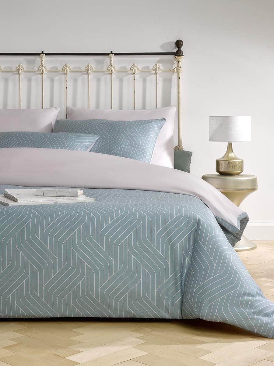 De Witte Lietaer Caterpillar bedding set duvet cover and pillow cases, Green, 140 x 220 cm Cotton