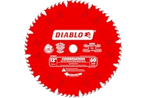 Diablo D1260X 12-Inch by 60t 1in Arbor Combination Saw Blade