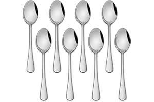 Small Teaspoon,5.5 Inches Stainless Steel Tea Spoons Set of 8,Espresso Spoon,Durable Dishwasher Safe Small Coffee Spoons,Mini