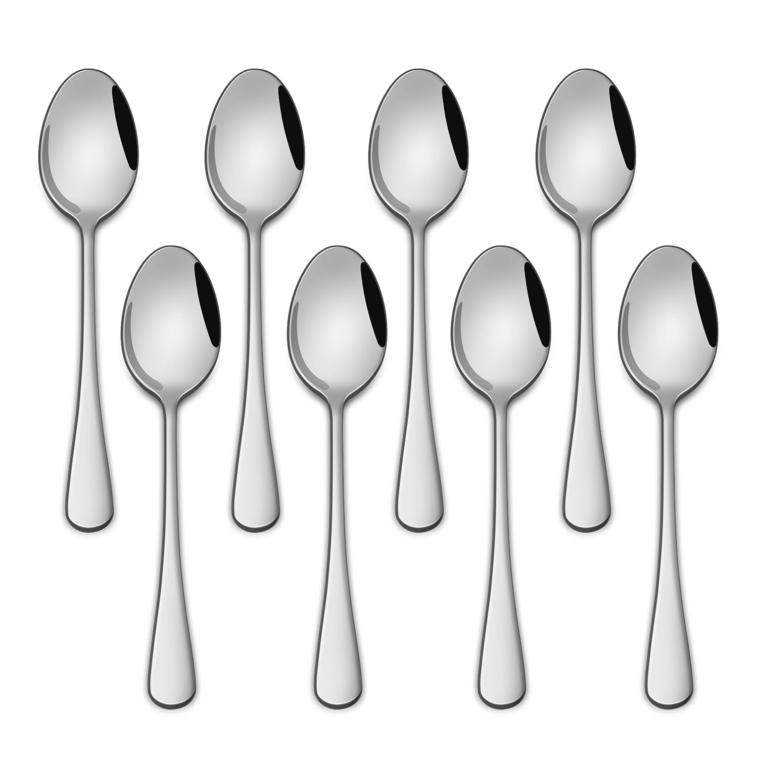 Photo 1 of Teaspoon,8-Piece 5.5 Inches Stainless Steel Tea Spoons,Espresso Spoon,Durable Dishwasher Safe Small Coffee Spoons,Mini Demitasse Spoon For Dessert
