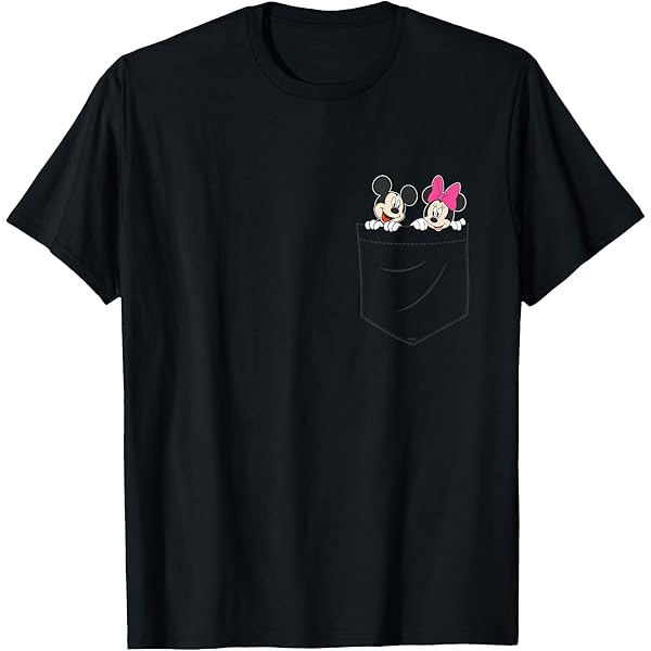 Amazon.com: Womens Disney Mickey & Minnie Mouse Small Pocket