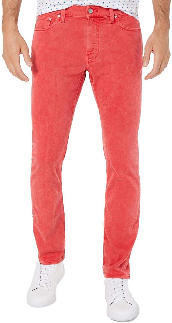 michael kors slip on mens red