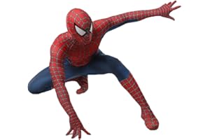 COLOWANA Halloween Cosplay Costume Superhero Spandex Jumpsuit Bodysuit Costume Mask 3D Style