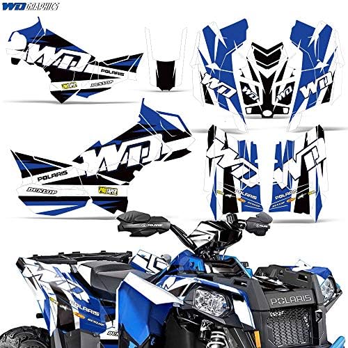 Wholesale Decals Atv Graphics Kit Sticker Decal Compatible With Polaris Scrambler 850 1000 13 16 Wd Blue Buy Online At Best Price In Uae Amazon Ae