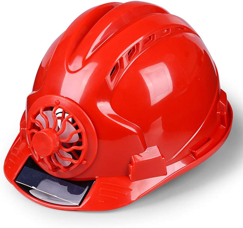 AmandaJ Hard Hats Safety Helmet with solar powered cooling fan,Hard