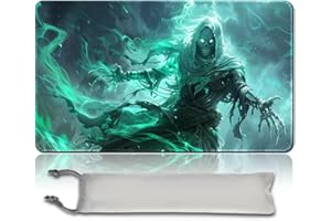 PLGATJEF MTG Playmat 23.6x13.8 Inch Board Game Card Game Trading Card Game Mat Mouse Pad TCG Game Mat Stitched Edge Smooth Surface Rubber Base for Board Games,Card Showdown. (Mt148)