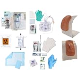 Anatomy Lab Foley Catheterization Training Kit | Male and Female Models Included, Includes All Supplies and Drainage Bags