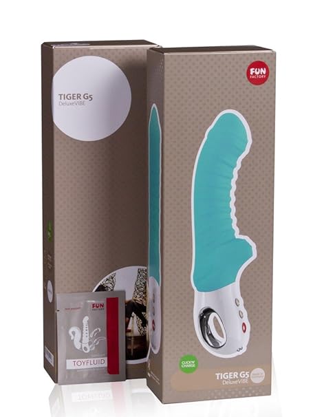 Fun Factory Tiger G5: Vibrator, petrol inkl. Gleitgel