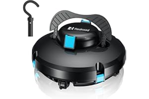 Redroad Cordless Robotic Pool Cleaner, Automatic Pool Vacuum Lasts 150Mins, Powerful Suction, Self-Parking, Maximum Climbing 