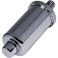 Midline Valve 6J3I3 Steam Radiator Air Vent; Heat Regulator Valve; Straight Mount; 1/8 in. MIP; Chrome Plated Steel