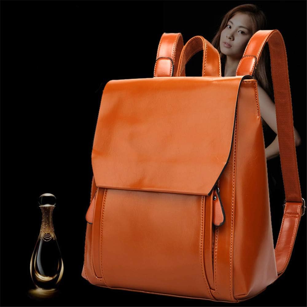 Zaino Da Donna Pu Leather Retro Zaino Messenger Bag Ladies Borsa Per Le Donne Tasche Multiple