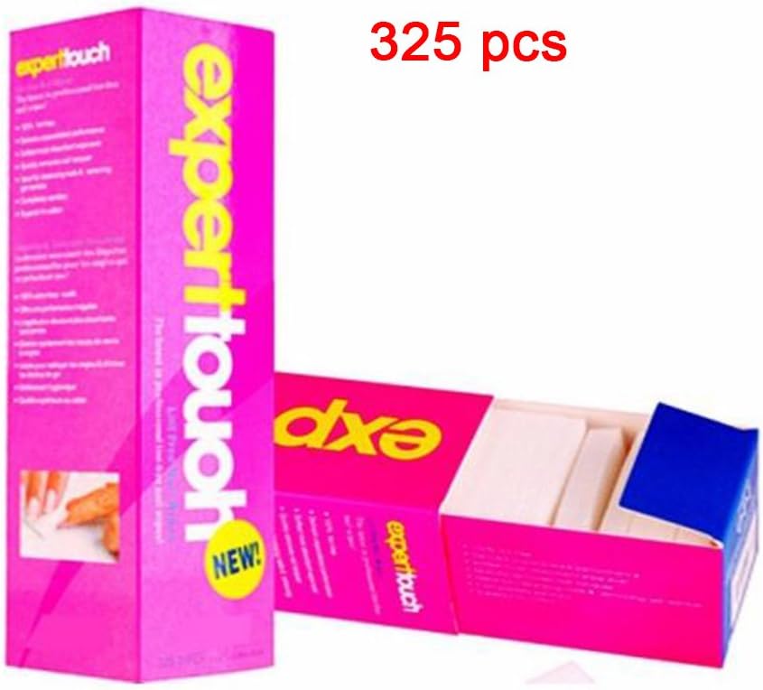 325pcs/pack Nail Art Cotton Wipes, Mumustar Lint Free Cotton Pads Nail Wraps Salon Manicure Design Nail Art Polish Remover Tools