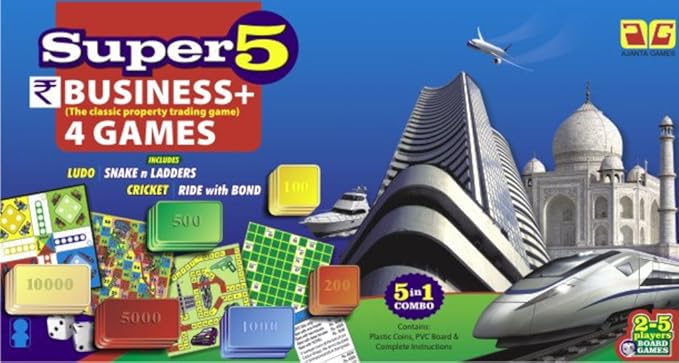 Ajanta Super 5 Business Game (Multicolour)