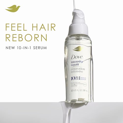 DOVE INTENSIVE REPAIR AMINO SERUM FOR DAMAGED HAIR WITH BIO-PROTEIN CARE TECHNOLOGY 3.3 OZ