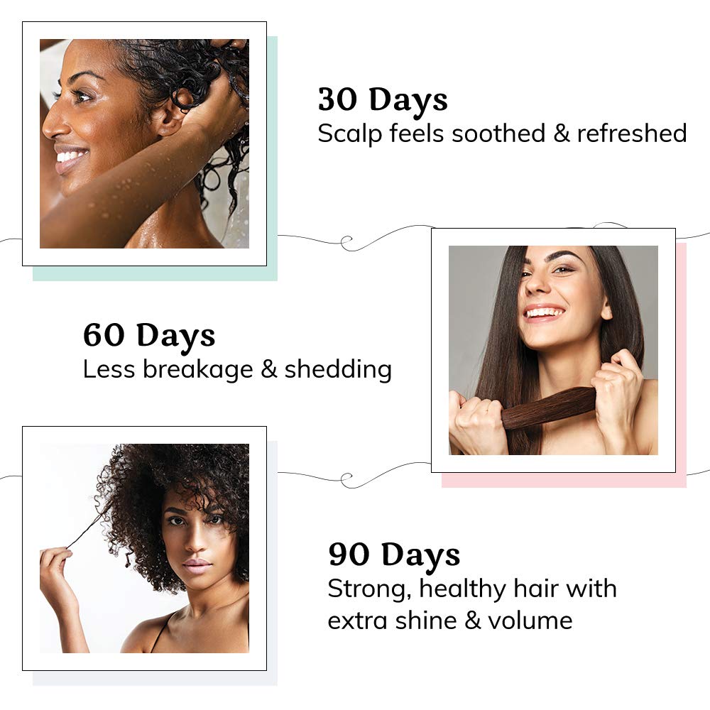 Hair La Vie Clinical Formula Hair Vitamins with Biotin and Saw Palmetto - Thicker Healthier Hair Growth : Beauty