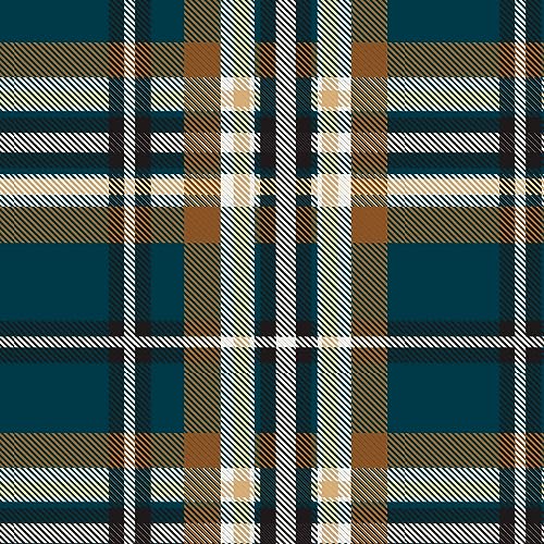 Vera Bradley Women\'s Cotton Large Cosmetic Makeup Organizer Bag, Orchard Plaid, One Size