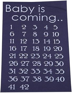 Baby Geburt Ankundigung Aufkleber Kalender Countdown Marke Frauen