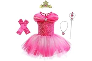Dressy Daisy Ballet Tutu Dress Girls Size 18m-8 | Toddler Kids Princess Tulle Skirt Leotards Ballerina Outfit Dance Costume