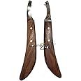 Equinez Tools Farrier Hoof Knives Set–Professional Left & Right Handed Hoof Trimming Knives with Razor Sharp Stainless Steel Blades,Ergonomic Design for Precision Hoof Care for Farriers&Equestrians