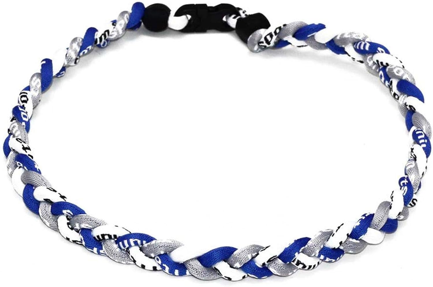 OOIN Package of 12 Baseball Titanium Necklaces for Boys Tornado Braided