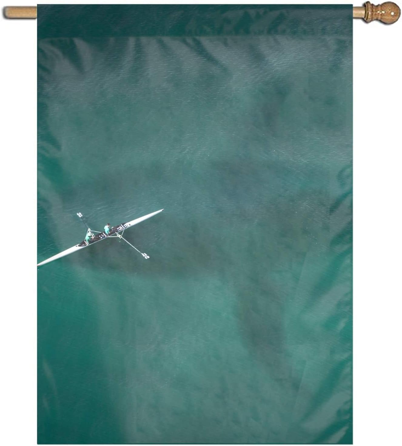 Linhong Shark Attack Clip Art Welcome Garden Flag Vertical Outdoor & Indoor 27 x 37 inches