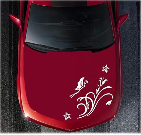 Amazon 車用のサイド ステッカー ステッカー 全車ステッカー ご愛車におしゃれステッカー Pvc材質 粘性があり 防水のステッカー 専用設計100 40ｃｍ ホワイト 3枚セット 汎用 180 62cm A 462 車 バイク 車 バイク