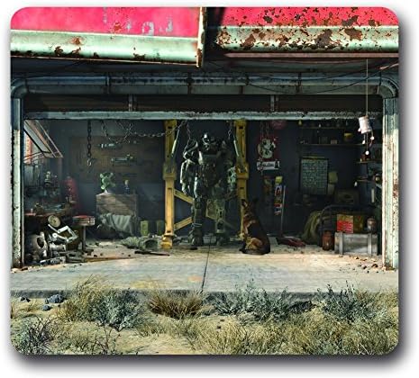 Fallout Non-Slip Water Resistant Gaming Mouse Pad 10 Inch *9 Inch,Video Game Fallout 4 Rubber Mouse Pad