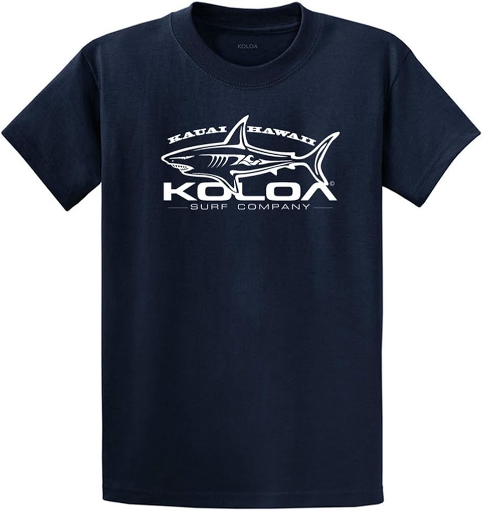 Koloa Surf Great White Shark T-Shirts in Regular, Big & Tall