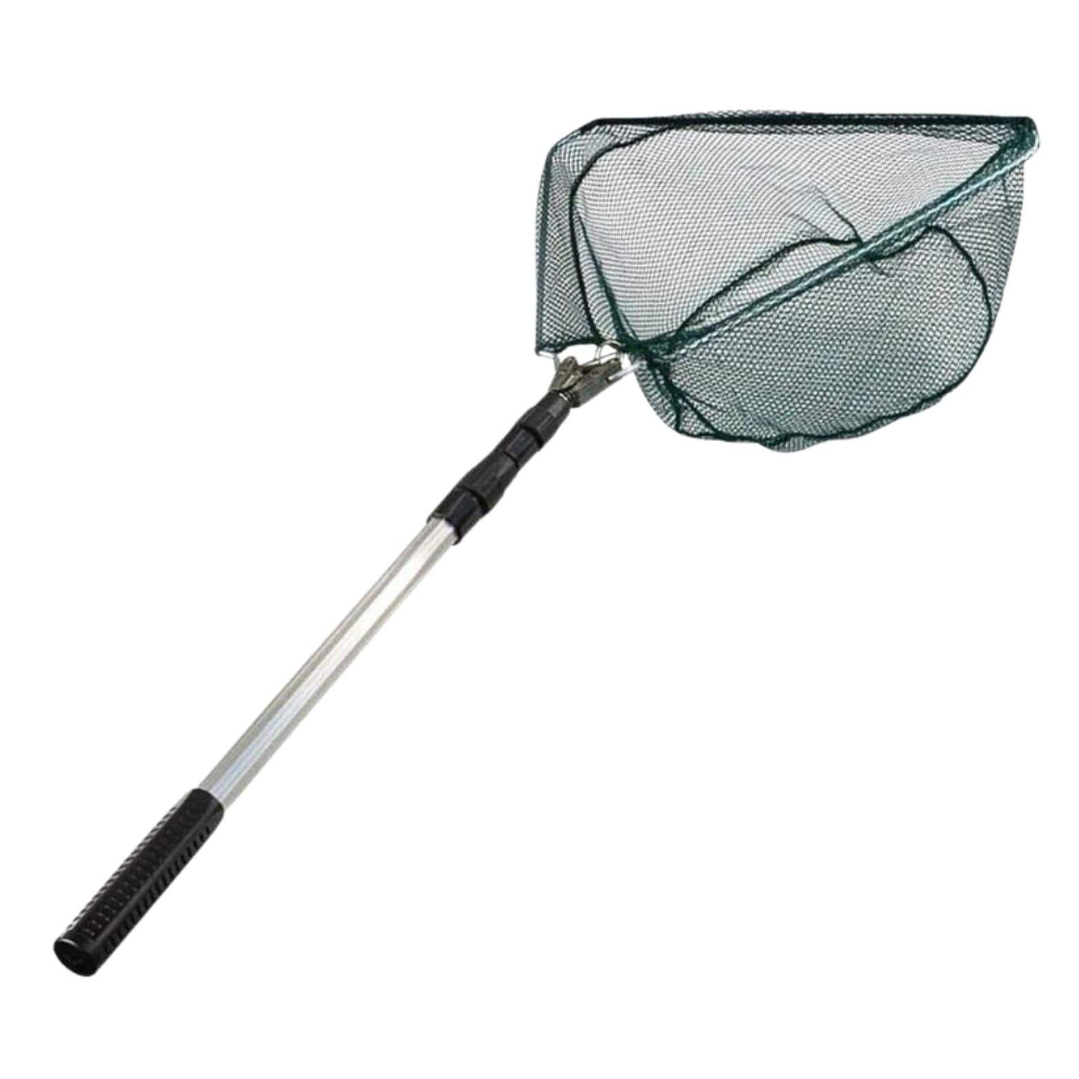 BestCity Fly Fishing Foldable Aluminium Alloy Net, Adjustable Length 150/170 cm, Non-Slip Handle