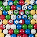 Bingo Ball Set - Multi Colored Plastic