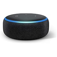 Echo Dot (3rd Gen) – New and improved smart speaker with Alexa (Black)