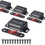 Mousike Cabinet Magnets 30lb Black Door Magnets