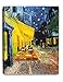 DECORARTS - Cafe Terrace At Night, Vincent Van Gogh Art Reproduction. Giclee Canvas Prints Wall Art for Home Decor 20x16