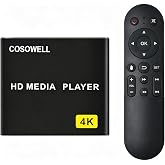 4K Ultra-HD USB and SD Media Player, 4K HDMI, Digital Signage | Plays H.265/HEVC H.264/AVC MP4 MKV Videos MP3 Music JPG Photos, Reads 8TB Drives, Autoplay, Looping, Resume, Analog AV
