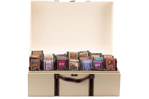 Coffee Beanery Grand Sampler of Coffee Gift Basket - 28 Coffee Samplers - 100% Specialty Arabica Coffee - Gourmet Flavored Coffee