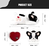 Pet Prime Bulldog Plush Toy with Heartbeat Warmth for Puppies Anxiety Relief view 7