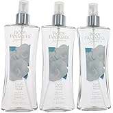 Fresh White Musk by Body Fantasies 3 Pack 8oz Fragrance Body Spray women