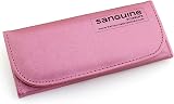 Sanguine Pink Hair Cutting Scissors 5.5 in Japanese Steel Case view 4