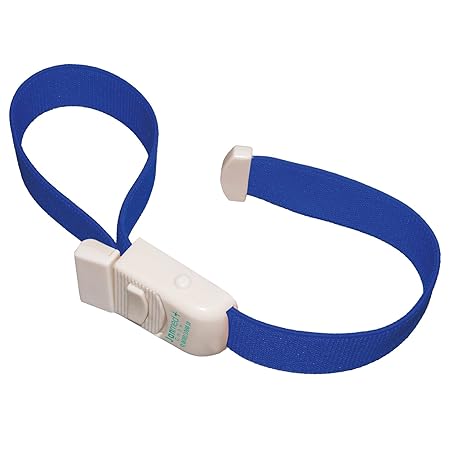 Venenstauer, 10 Stück, verschiedene Farben, Blutstauer, Tourniquets (blau)